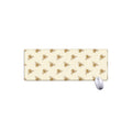 Honey Bee Hive Pattern Print Extended Mouse Pad