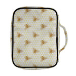 Honey Bee Hive Pattern Print Front Pocket Bible Bag