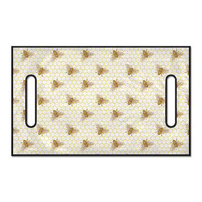 Honey Bee Hive Pattern Print Golf Cart Seat Cover