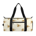 Honey Bee Hive Pattern Print Gym Bag