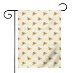 Honey Bee Hive Pattern Print House Flag