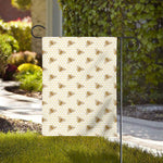 Honey Bee Hive Pattern Print House Flag
