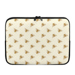 Honey Bee Hive Pattern Print Laptop Sleeve