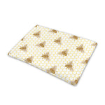 Honey Bee Hive Pattern Print Pet Cooling Mat Cover