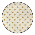 Honey Bee Hive Pattern Print Round Floor Mat