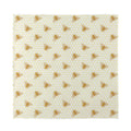 Honey Bee Hive Pattern Print Silk Bandana