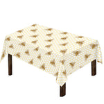 Honey Bee Hive Pattern Print Tablecloth