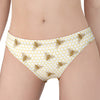 Honey Bee Hive Pattern Print Women's Panties