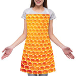 Honey Bee Hive Print Adjustable Apron