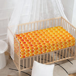 Honey Bee Hive Print Baby Crib Sheet