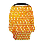 Honey Bee Hive Print Baby Seat Cover