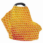 Honey Bee Hive Print Baby Seat Cover