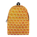 Honey Bee Hive Print School Backpack