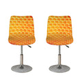 Honey Bee Hive Print Bar Stool Covers