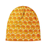 Honey Bee Hive Print Beanie