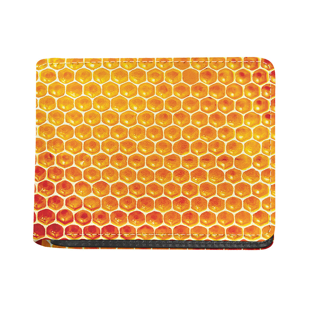 Honey Bee Hive Print Bifold Wallet