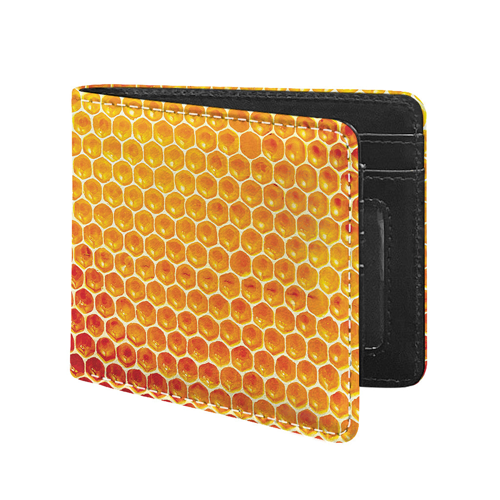Honey Bee Hive Print Bifold Wallet