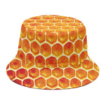 Honey Bee Hive Print Bucket Hat