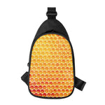 Honey Bee Hive Print Chest Bag
