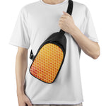 Honey Bee Hive Print Chest Bag