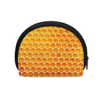 Honey Bee Hive Print Coin Purse