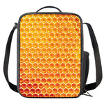 Honey Bee Hive Print Crossbody Lunch Bag