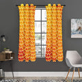 Honey Bee Hive Print Grommet Curtain Panels