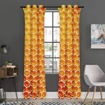 Honey Bee Hive Print Curtain