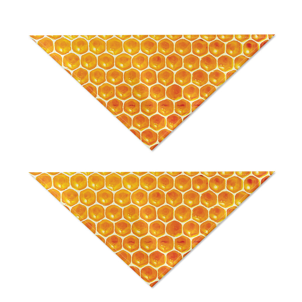 Honey Bee Hive Print Dog Bandana