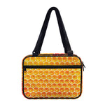 Honey Bee Hive Print Double Strap Bible Bag