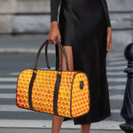 Honey Bee Hive Print Duffle Bag