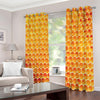 Honey Bee Hive Print Extra Wide Grommet Curtains