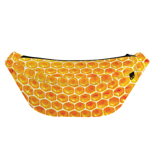 Honey Bee Hive Print Fanny Pack