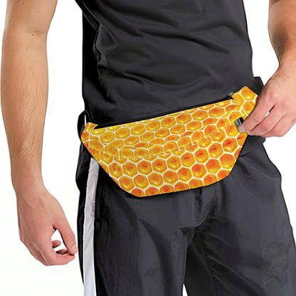 Honey Bee Hive Print Fanny Pack