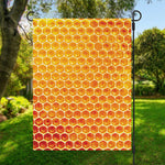 Honey Bee Hive Print Garden Flag