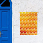 Honey Bee Hive Print Garden Flag