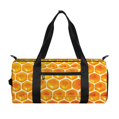 Honey Bee Hive Print Gym Bag
