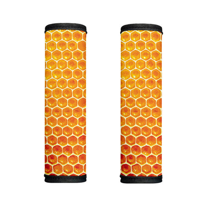 Honey Bee Hive Print Handle Covers