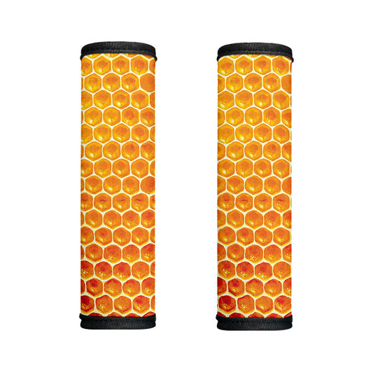 Honey Bee Hive Print Handle Covers