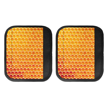Honey Bee Hive Print Handle Covers