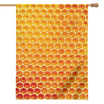 Honey Bee Hive Print House Flag