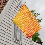 Honey Bee Hive Print House Flag