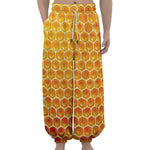 Honey Bee Hive Print Lantern Pants