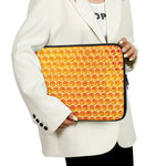 Honey Bee Hive Print Laptop Sleeve