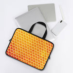 Honey Bee Hive Print Laptop Sleeve With Handle