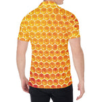 Honey Bee Hive Print Men's Shirt