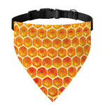 Honey Bee Hive Print Over The Collar Dog Bandana