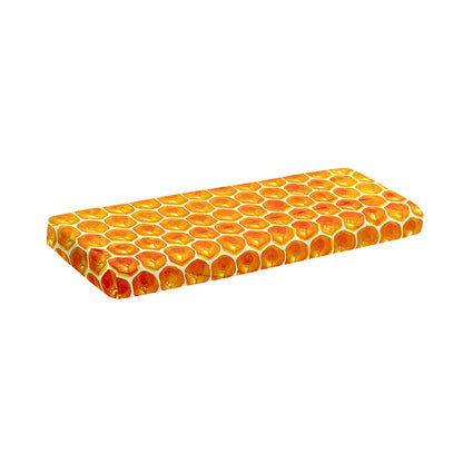 Honey Bee Hive Print Piano Keyboard Cover