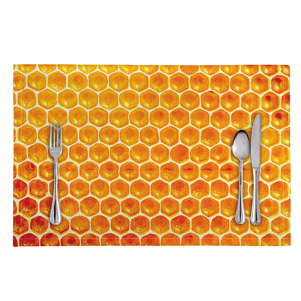 Honey Bee Hive Print Placemat