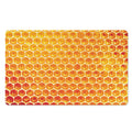 Honey Bee Hive Print Polyester Doormat